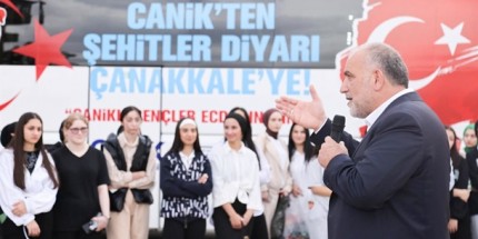 Canik Belediyesi Tüm Öğrencileri Çanakkale'ye Göndermeye Devam Ediyor 